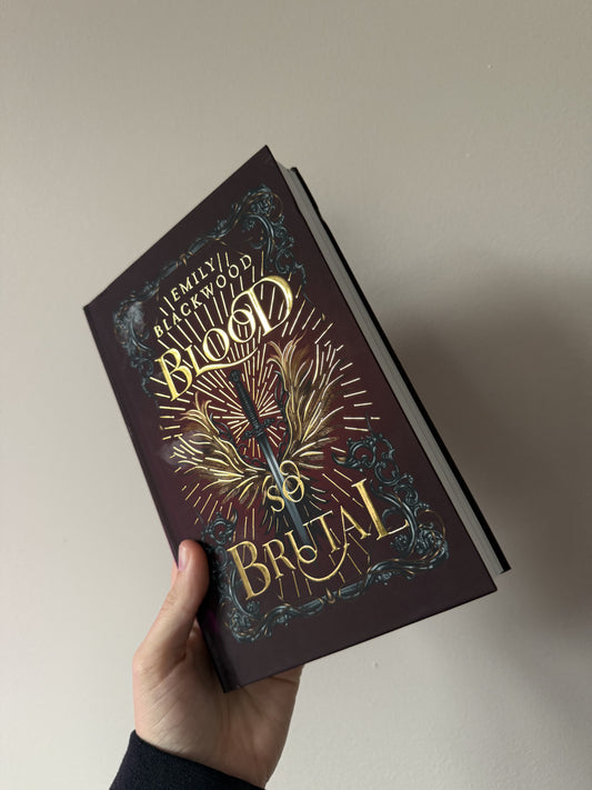 Special Edition Blood So Brutal Foiled Hardcover